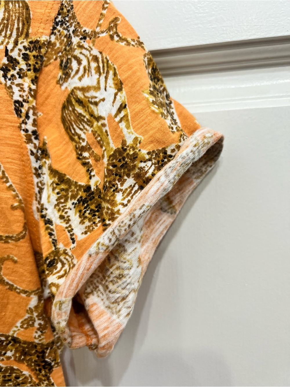 Maeve by Anthropologie Big Cat Print Boxy Tee - Picture 2 of 7